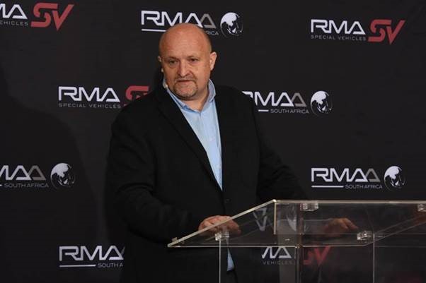 Brendan Londt, RMAA SA’s Country Manager highlighting the success of the South African business in the past 15 years.