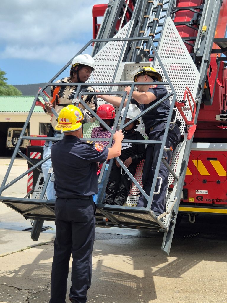 Engen helps Alia reach her dream of becoming a firefighter