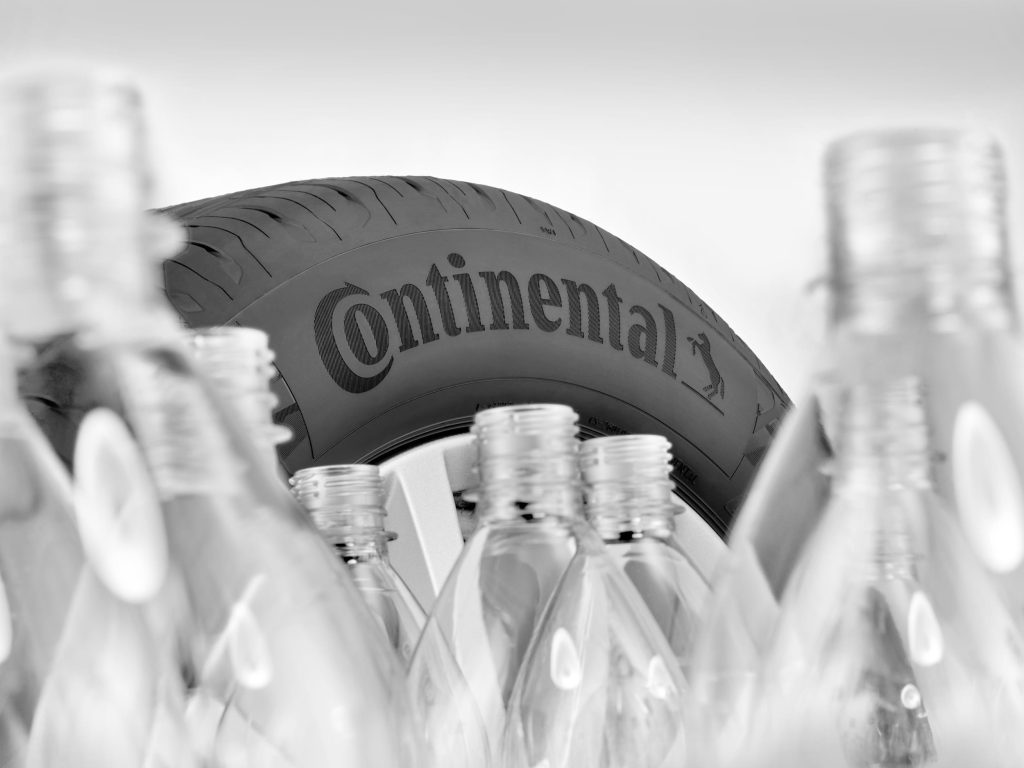 Recycled Plastic Bottles Increase the Share of Sustainable Materials in Continental Tyres